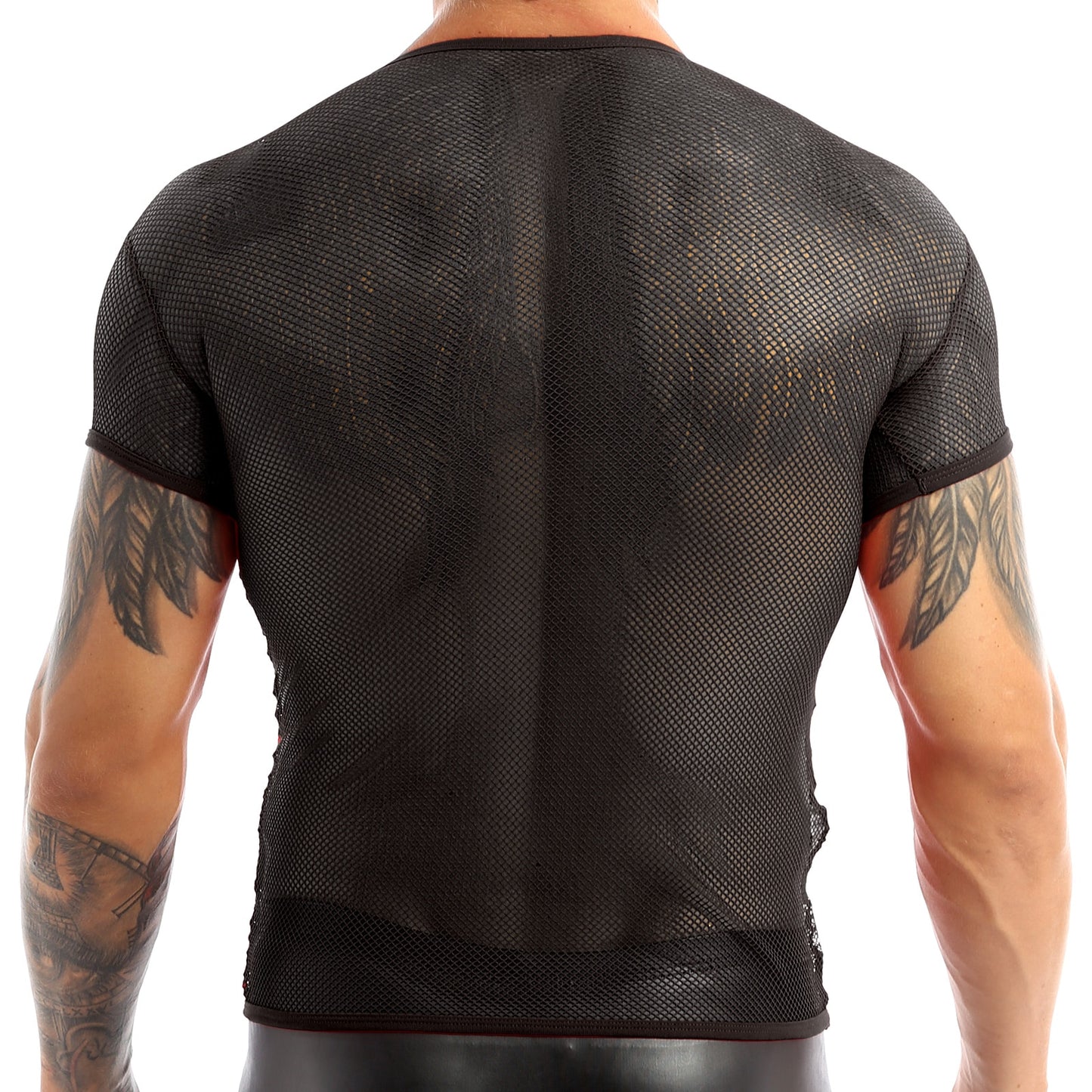 Herren-Clubshirt aus Mesh - Durchsichtig, Atmungsaktiv & Sexy - undergroundtechnostore.de