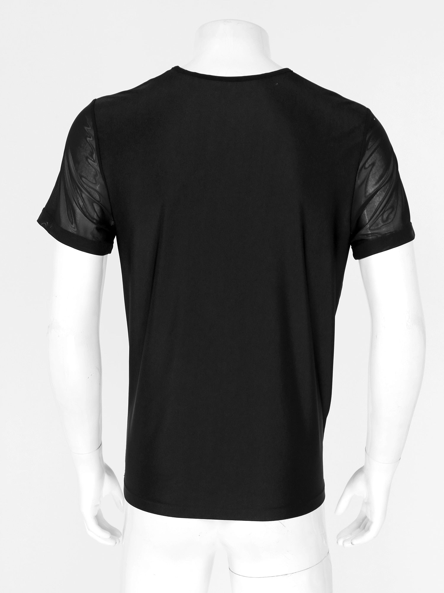 Herren-Clubshirt aus Mesh - Durchsichtig, Atmungsaktiv & Sexy - undergroundtechnostore.de