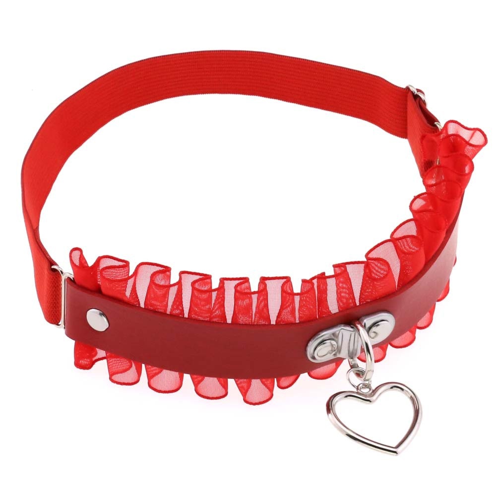 Verführerischer Herz Love Beinring - Sexy Dessous Spitzenstrumpfhalter - Hochzeitsstrumpfband für Braut, Cosplay, Strumpf Oberschenkelring - undergroundtechnostore.de