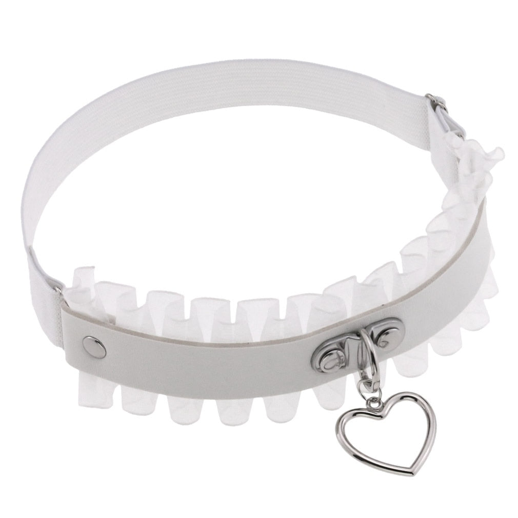 Verführerischer Herz Love Beinring - Sexy Dessous Spitzenstrumpfhalter - Hochzeitsstrumpfband für Braut, Cosplay, Strumpf Oberschenkelring - undergroundtechnostore.de