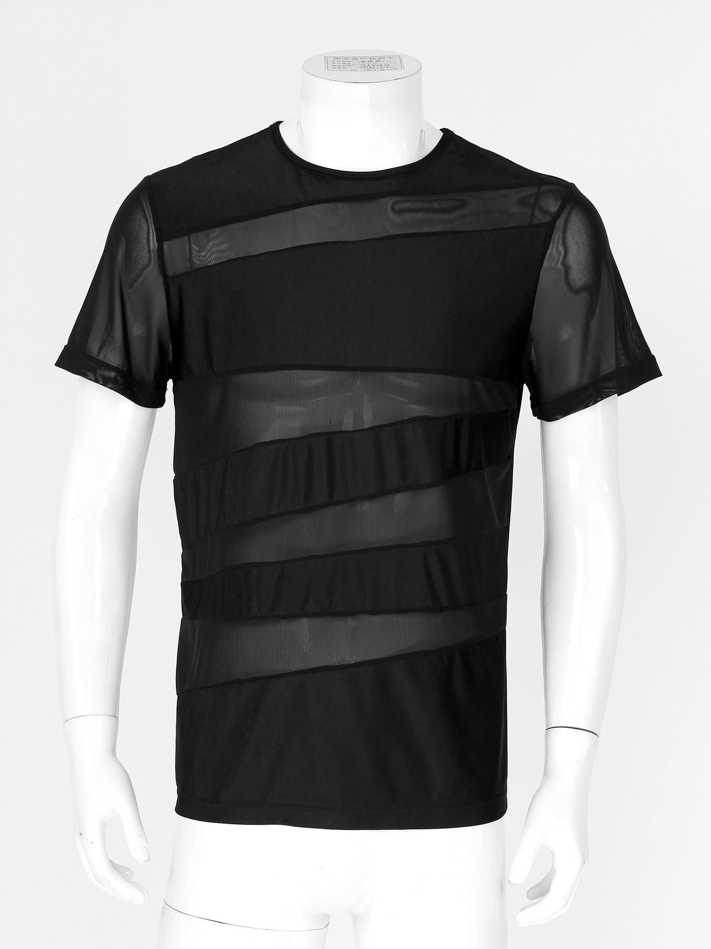 Herren-Clubshirt aus Mesh - Durchsichtig, Atmungsaktiv & Sexy - undergroundtechnostore.de