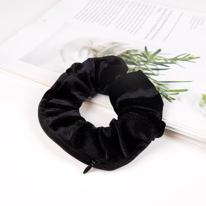 Haargummi Sight Secret - Haarscrunchie mit verstecktem Staufach und Reißverschlusstasche - sicherer Behälter zum Verstecken und Reisen - undergroundtechnostore.de