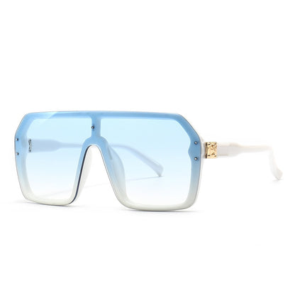 Übergroße Quadratische Sonnenbrille Vintage-Design, Trendig für Autofahren & Outdoor, UV400 - undergroundtechnostore.de