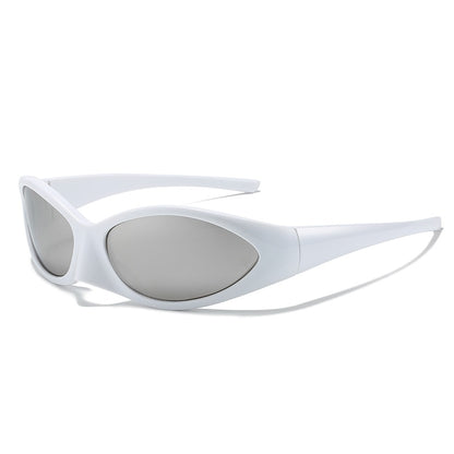 Y2K Sonnenbrille für Damen & Herren – Futuristische Technologie – Alien Punk Brillen – Retro Schutzbrille – Vintage Luxus-Designer-Schattierungen - undergroundtechnostore.de