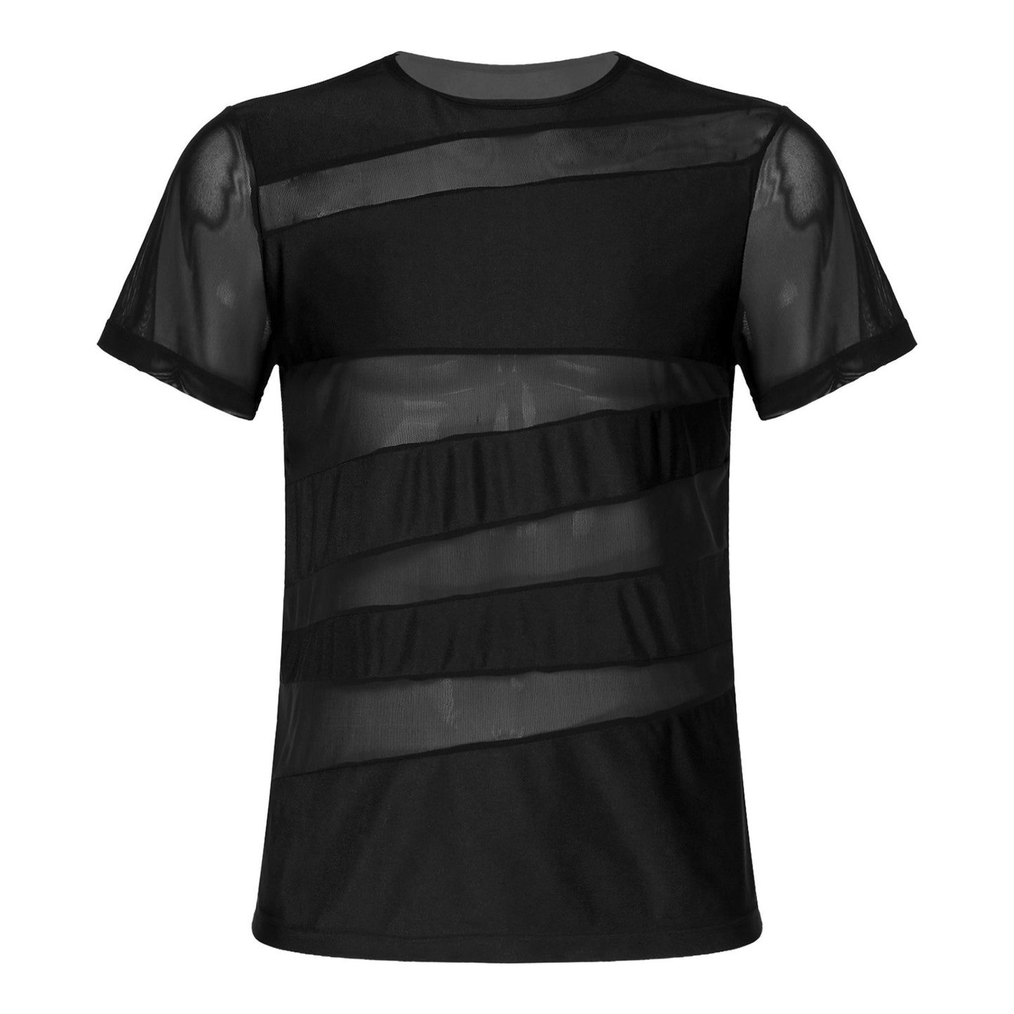 Herren-Clubshirt aus Mesh - Durchsichtig, Atmungsaktiv & Sexy - undergroundtechnostore.de