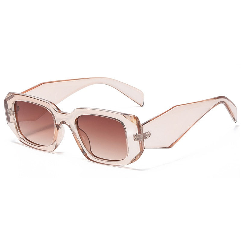 Modische unregelmäßige Katzenaugen-Sonnenbrille für Damen, luxuriöses Vintage-Design, übergroße Brillen, sommerlicher trendiger Look - undergroundtechnostore.de